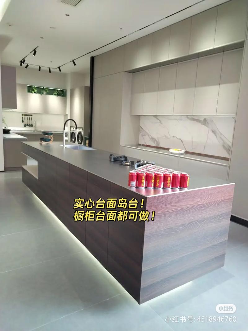 不锈钢橱柜衣柜全屋定制厂家.不锈钢实心岛台!#橱柜岛台设计
